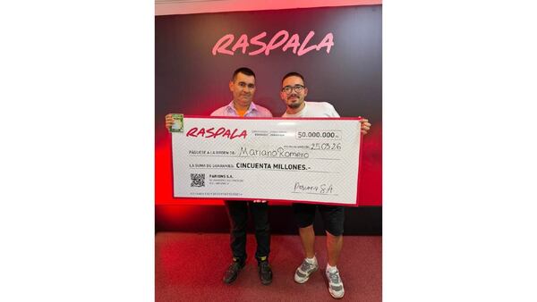 Raspala entrega G. 100 millones y celebra a dos nuevos ganadores