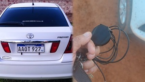 Hurtaron automóvil en San Pedro del Paraná y GPS fue arrojado por delincuentes