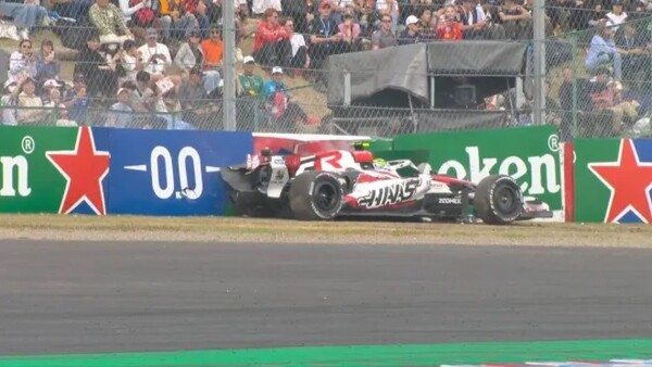 Así fue el accidente de Bearman en el GP de Japón