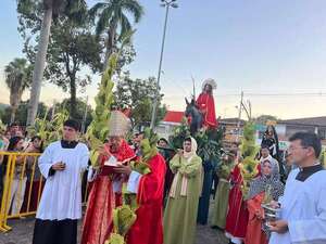 Domingo de Ramos: en Caacupé, obispo pide a jóvenes no quedarse callados ante las injusticias - Nacionales - ABC Color