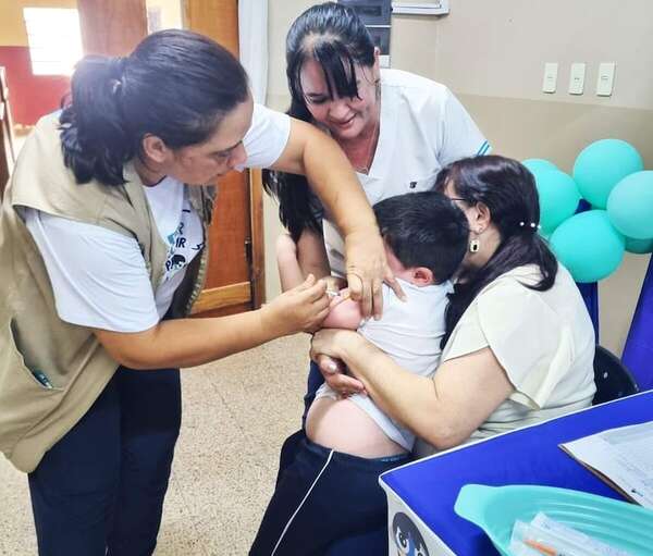 A mitad de camino: vacunación contra el sarampión alcanza el 47% de su meta nacional - Nacionales - ABC Color