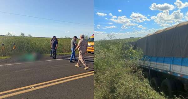 Diario HOY | Camionero pierde la vida tras reventón de cubierta y posterior vuelco en Ñeembucú