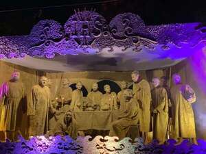 Esculturas humanas en Valenzuela: la fe y el arte cobran vida - Nacionales - ABC Color