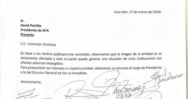 La Nación / APA: más artistas piden la renuncia de Portillo