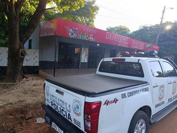 Encuentran muerta a una mujer dentro de un comercio en Coronel Oviedo