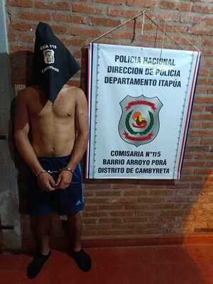 Disparos en pleno partido de fútbol terminan con un joven detenido en Cambyretá