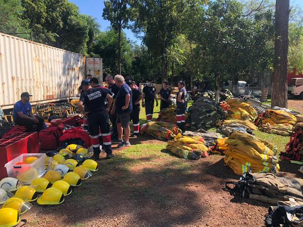 Bomberos reciben donación internacional y refuerzan su capacidad operativa