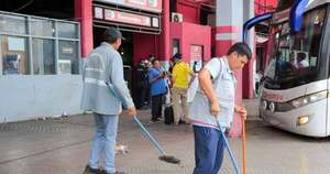 La Nación / Semana Santa: se estima que 150 mil personas pasen por la Estación de Buses de Asunción