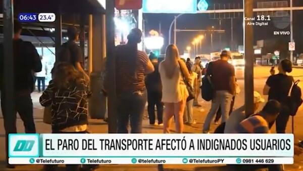 Pasajeros denuncian falta de buses en la Transchaco