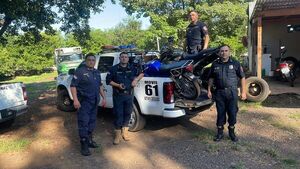 Cae dúo de presuntos robamotos tras cinematográfica persecución en San Juan del Paraná