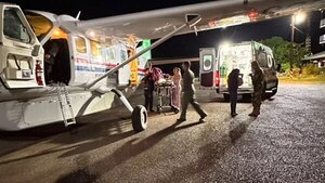 Beba de 2 años fue trasladada desde Concepción en avioneta de urgencia por intoxicación
