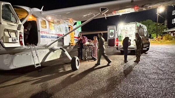 Beba de 2 años fue trasladada desde Concepción en avioneta de urgencia por intoxicación