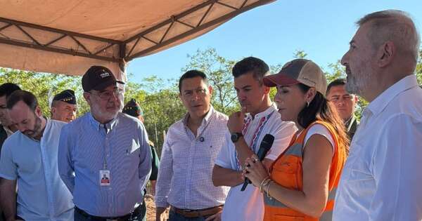 La Nación / Peña verificó avances de obras de Tape Tuja: “Paraguay tiene una deuda con Luque”