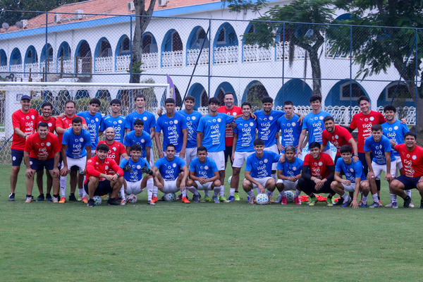 Entrenamiento antes de la última presentación en Brasil