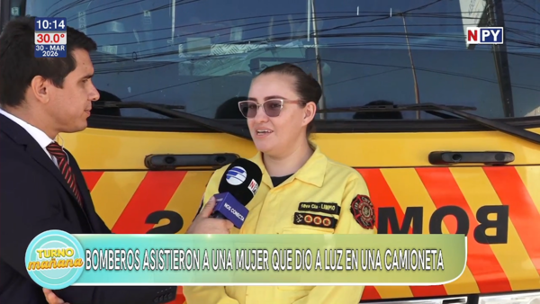 Bomberos asisten a una mujer que dio a luz dentro de una camioneta en Limpio