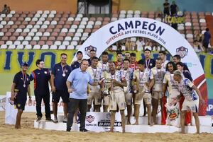 Sportivo Luqueño se corona en la Segunda Etapa de la Superliga de fútbol playa - Polideportivo - ABC Color