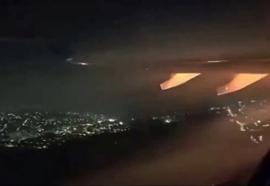 Explosión del motor de un avión nada más despegar en Sao Paulo