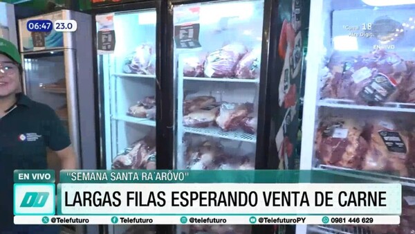 Masiva concurrencia en la Costanera por feria de carne a precios bajos