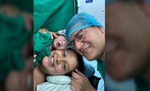 ¡Nació Thiago, el hijo de Jorge Riveros, conductor de LMU! | Unicanal