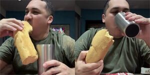 Popular / (VIDEO) ¡Así este cumbiero mostró por qué no pudo empezar su dieta!