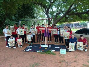 Fe, Tradición y Aula Abierta: El Vía Crucis que Transformó la Plaza Niño Jesús en un Espacio de Reflexión Estudiantil » San Lorenzo PY