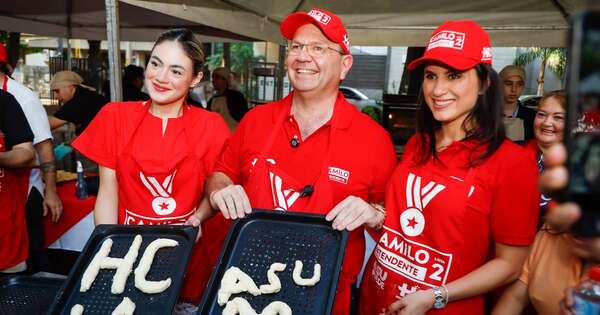 La Nación / Camilo Pérez celebra su cumpleaños junto a la gente haciendo chipa en Semana Santa