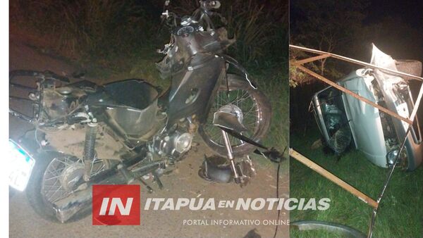 TRÁGICO ACCIDENTE EN RUTA PY06 DEJA UN FALLECIDO EN ENCARNACIÓN