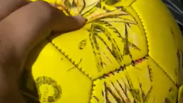 Cañean a doña por robar la pelota de los chicos y devolverla pinchada