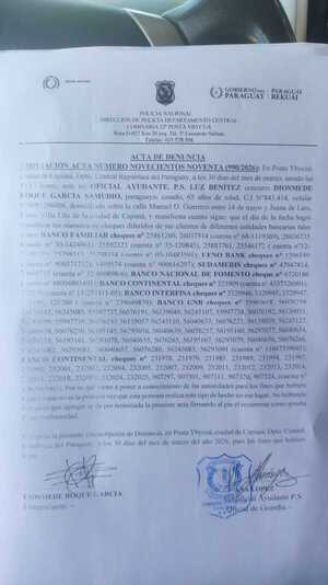 EXTRAVÍO DE CHEQUES - ADN Digital