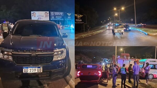 DOS MUJERES HERIDAS TRAS APARATOSO SINIESTRO VIAL EN ENCARNACIÓN