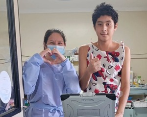 Esteban, el joven de 15 años, recibe un nuevo corazón - trece