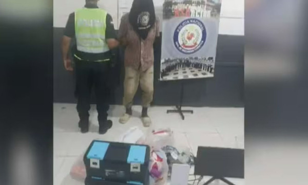 Español fue detenido tras ingresar a robar en sede del MOPC en Costanera Norte - OviedoPress