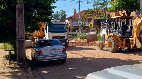 Vecinos destacan avance de obras en el barrio Santo Domingo