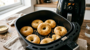 Chipa en freidora de aire está de moda, he’i