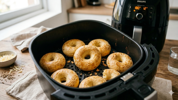 Chipa en freidora de aire está de moda, he’i