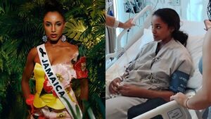 Popular / ¡Miss Jamaica salió del hospital a cuatro meses de su caída en Miss Universo!