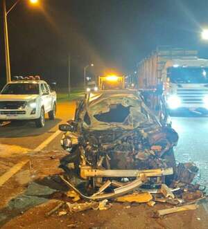 Subcomisario fallece tras accidente en la ruta PY02, en Caacupé - Policiales - ABC Color