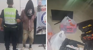 Detienen a ciudadano español por intento de robo en oficina del MOPC - SNT