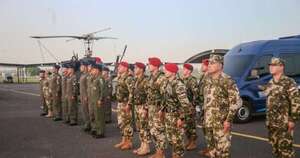 La Nación / Fuerza Aérea es recibida tras misión de entrenamiento internacional