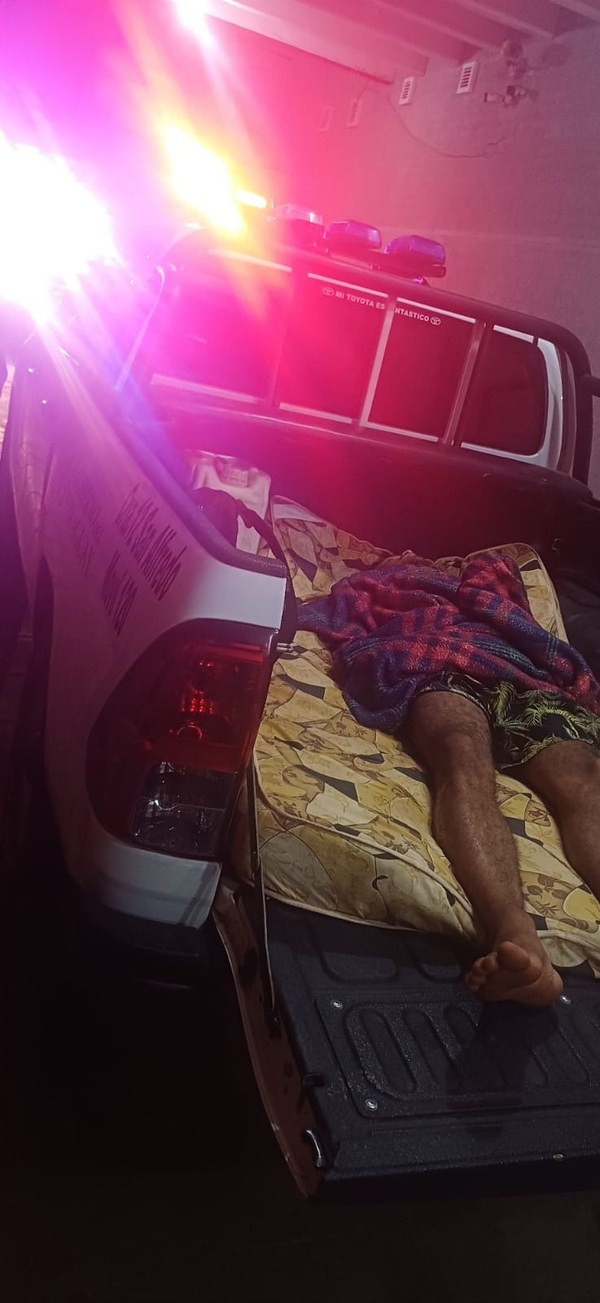 Herido fue trasladado en patrullera por falta de atención médica en feriado en San Alfredo - Concepción al Día