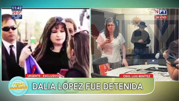 Detienen a Dalia López en Asunción tras seis años prófuga