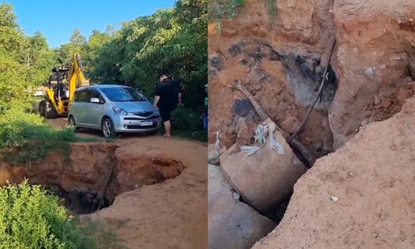 Calle en Potrerito se vuelve intransitable y vecinos temen quedar aislados si cae alguna lluvia - OviedoPress