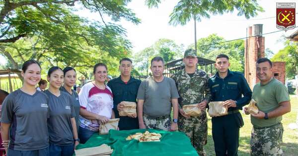 La Nación / Cuarteles se llenaron de tradición con el chipa apo en Semana Santa