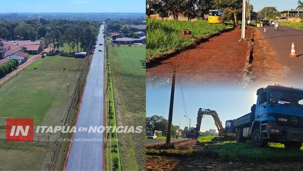 HOHENAU AVANZA CON OBRAS VIALES Y MEJORAS EN INFRAESTRUCTURA URBANA