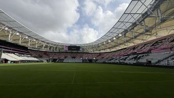 Inter Miami y Messi entrenan por primera vez en su nuevo estadio permanente