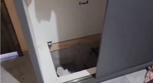 ESCAPE DE PELÍCULA EN CAPITÁN BADO: SUPUESTO NARCO HUYE POR UN TÚNEL OCULTO