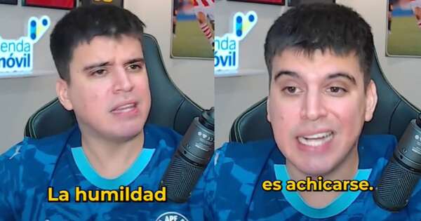 La Nación / Streamer responde críticas sobre su “falta de humildad” al defender a la Albirroja