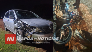 ACCIDENTE DE TRÁNSITO DEJA UN MENOR HERIDO EN NARANJITO