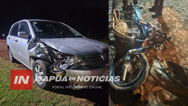 ACCIDENTE DE TRÁNSITO DEJA UN MENOR HERIDO EN NARANJITO