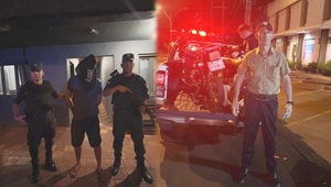 Aprehenden a joven y recuperan motocicleta hurtada en Bella Vista